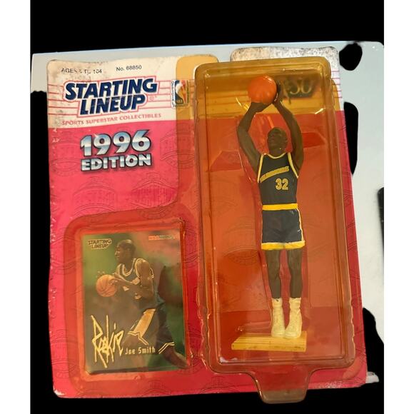 Starting Lineup Joe Smith Golden State Warriors NBA 1996 Vintage - Picture 1 of 4